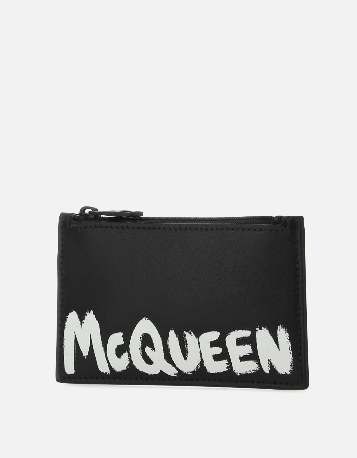 Alexander McQueen メンズブラックレザーカードホルダー () IFCHIC.COM