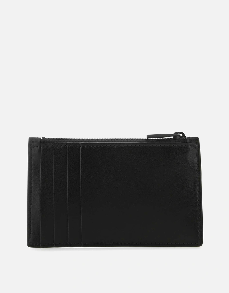 Alexander McQueen メンズブラックレザーカードホルダー () IFCHIC.COM