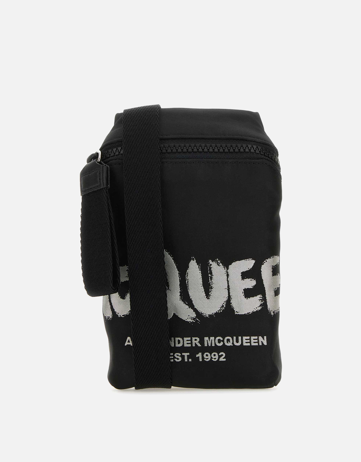 Alexander McQueen メンズブラックファブリックマックイーン