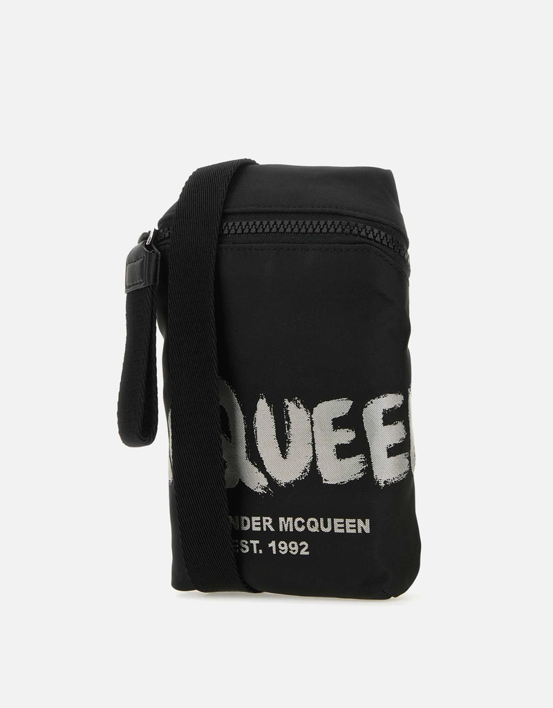 ALEXANDER McQEEN ボディバッグ ブラック Alexander McQueen メンズブラックファブリックマックイーン