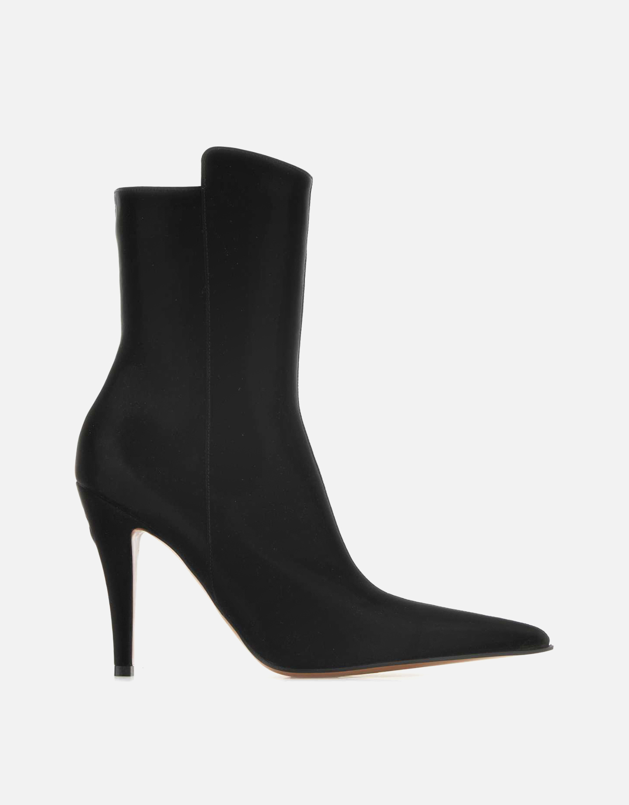 Alexander McQueen ブラックファブリックバーディーアンクルブーツ