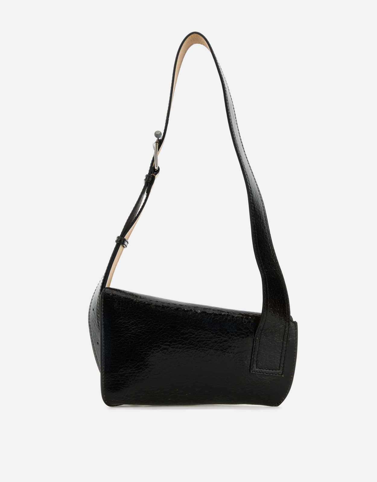 Alexander McQueen メンズブラックレザー斜め掛けバッグ () IFCHIC.COM