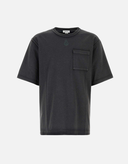 Alexander McQueen メンズツートーンコットンTシャツ () IFCHIC.COM