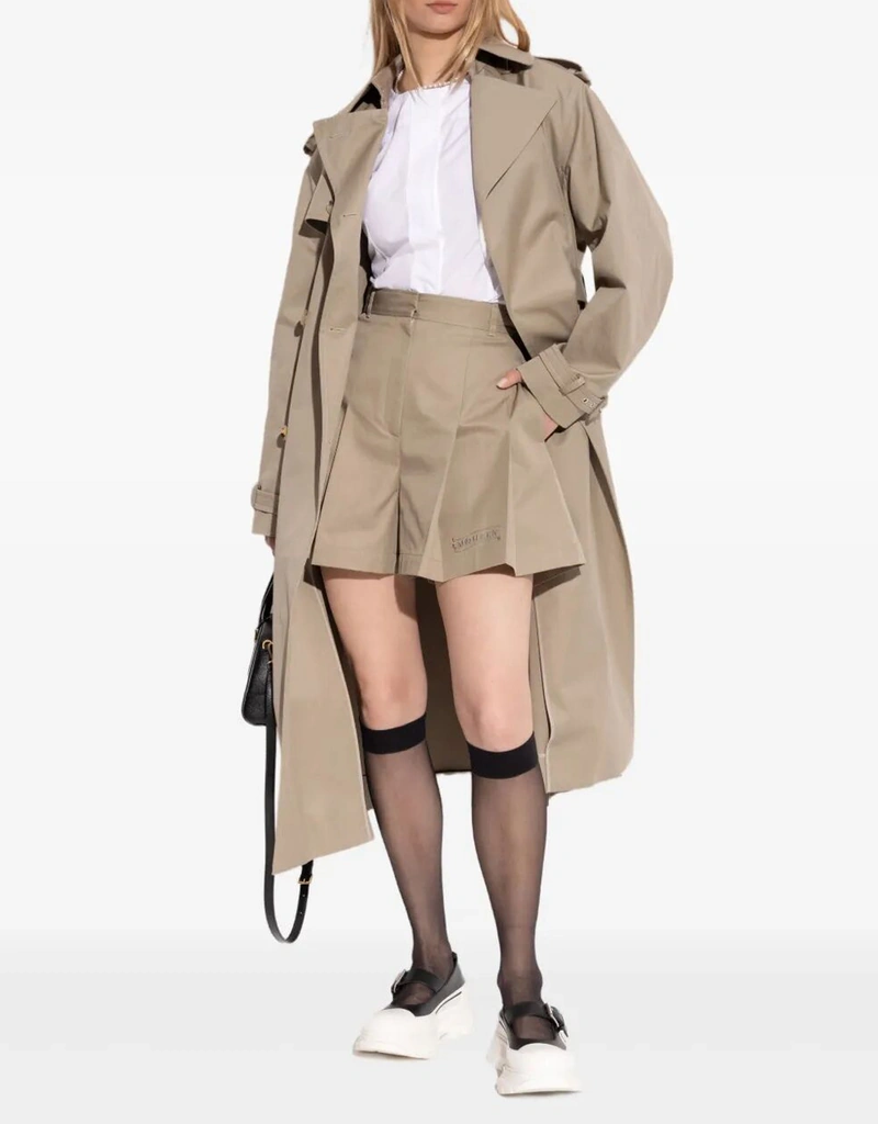 Alexander McQueen ダブルブレストトレンチコート (すべての新品