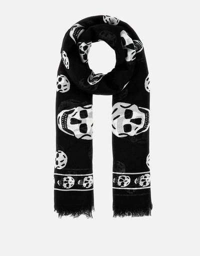 Alexander McQueen プリントスカーフ | スカーフ 新作・セール