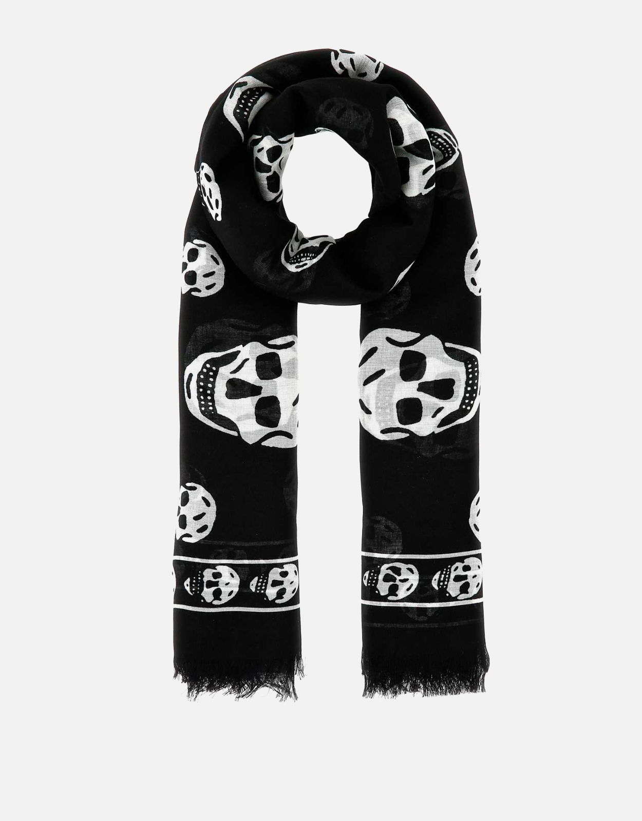 Alexander McQueen プリントシフォンスカーフ () IFCHIC.COM