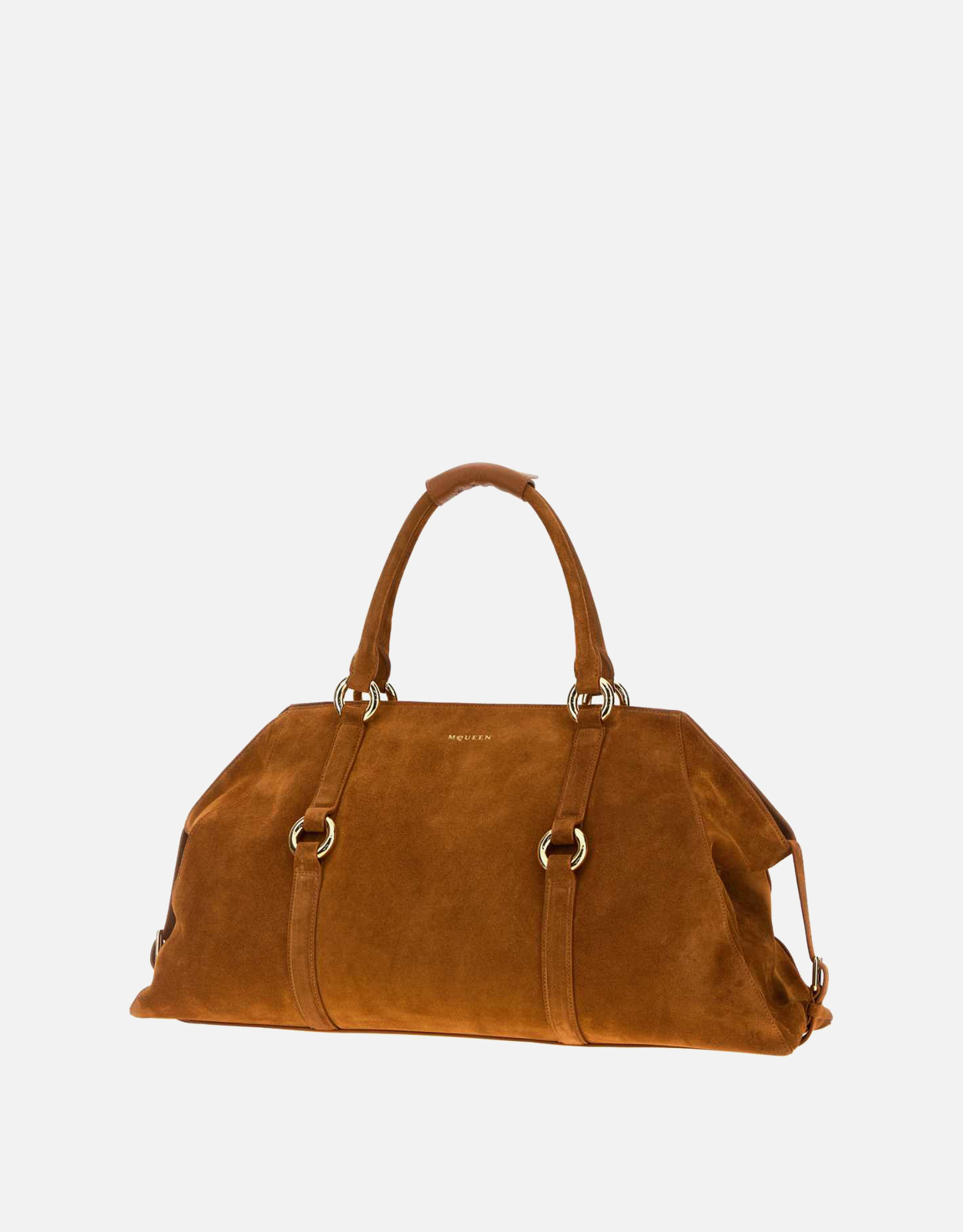 Alexander McQueen メンズ キャラメルスエード カーフスキン ハーネス