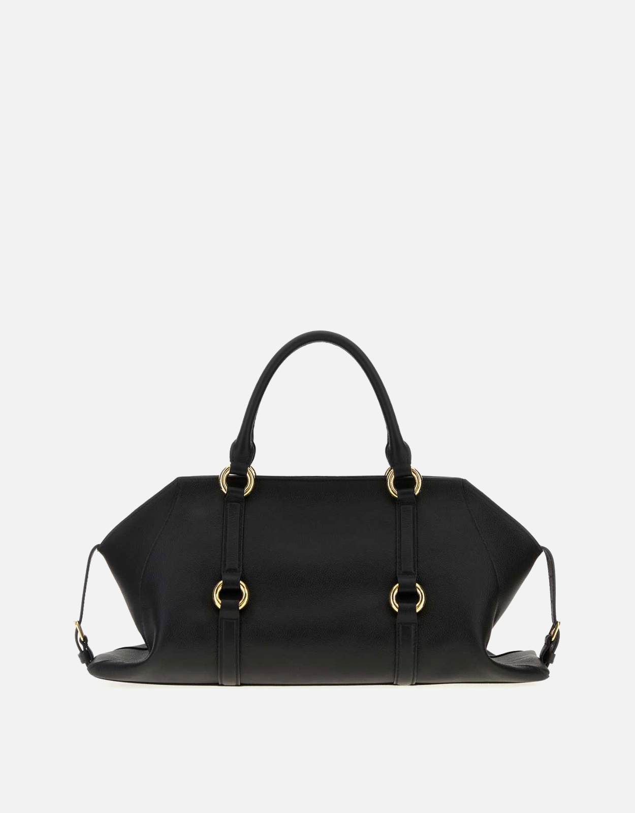 ノベルティ　ショルダー　バッグ　　キャビアスキン　ブラック　バッグ　レザー美品 Alexander McQueen ファーリンドン ミディアム カーフスキン レザー