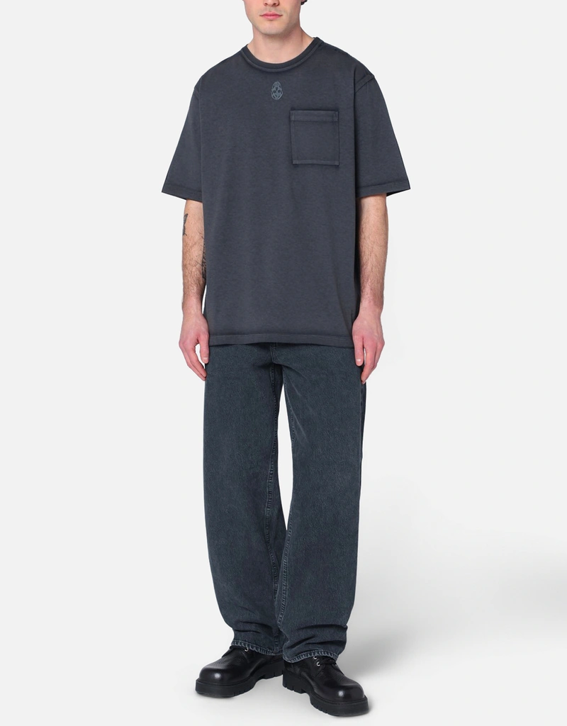 Alexander McQueen メンズ スカル コットンTシャツ (シャツ) IFCHIC.COM