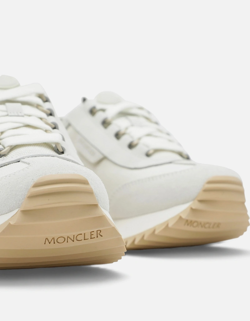 Moncler ホワイトナイロンスニーカー (すべての新品) IFCHIC.COM