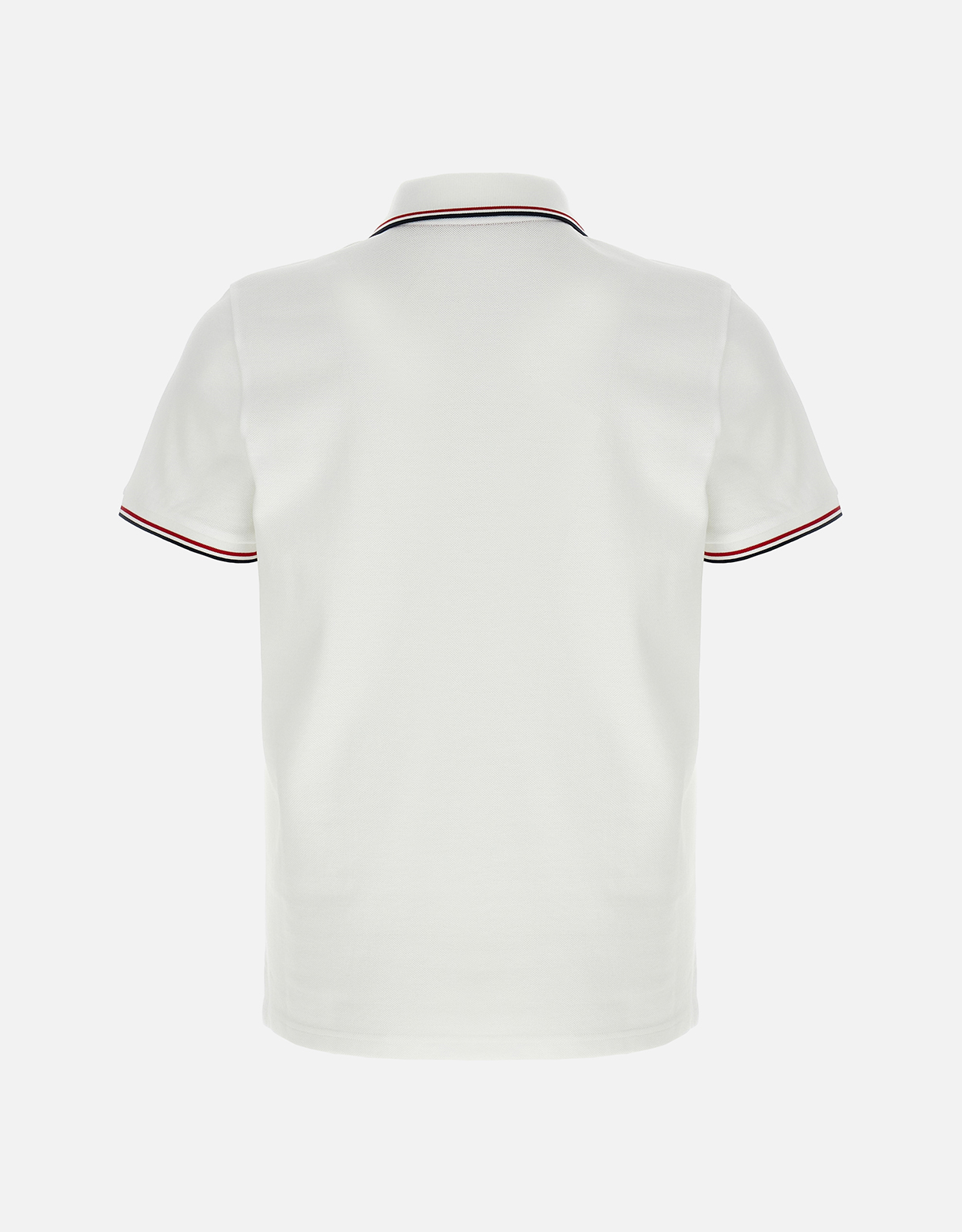 Moncler メンズ トリコロールトリム コットンピケ スリムフィット