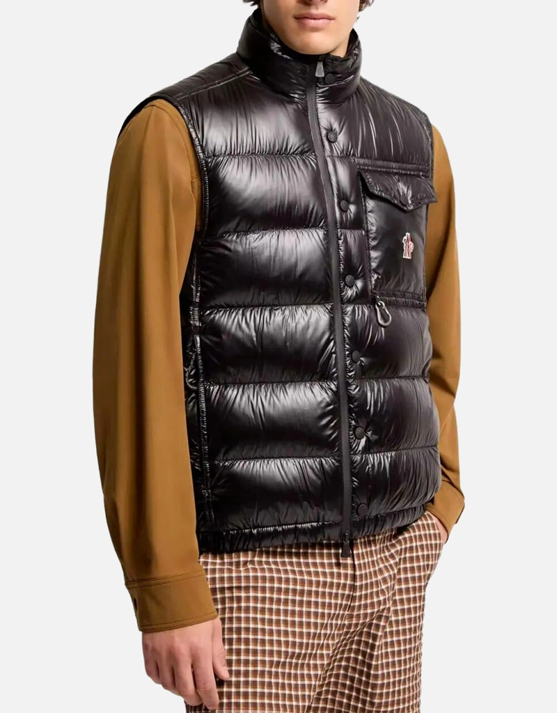 Moncler Men's Grenoble Packable Down Gilet (All New In) IFCHIC.COM