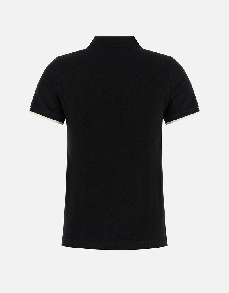 Moncler ロゴ コットンピケ ポロシャツ (すべての新品) IFCHIC.COM