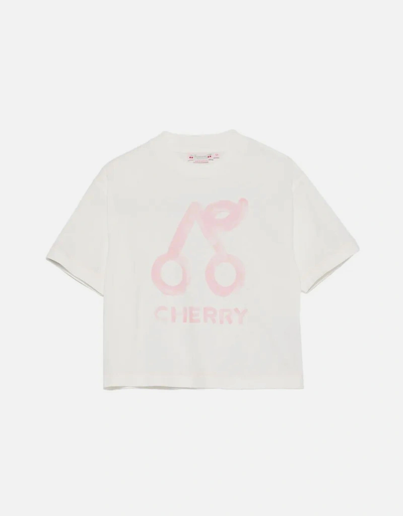 BONPOINT LeleチェリープリントオーガニックコットンTシャツ (すべての