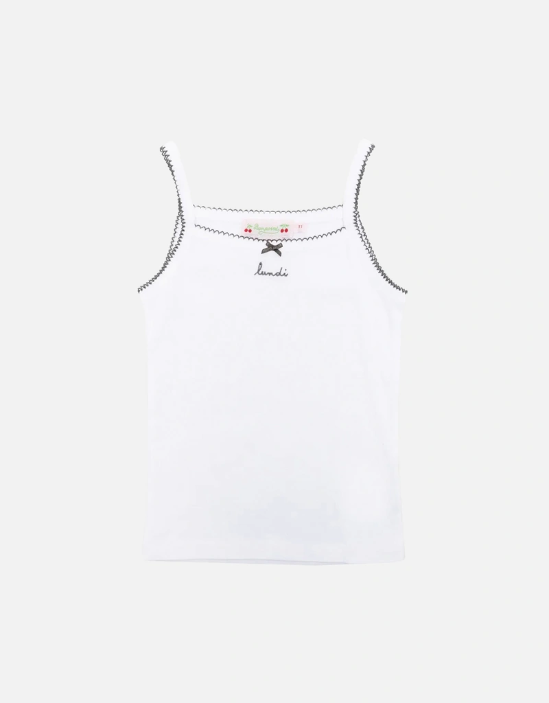 アイボリー タンクトップ サイズ0 コットン100% BONPOINT コットンタンクトップセット (すべての新品) IFCHIC.COM