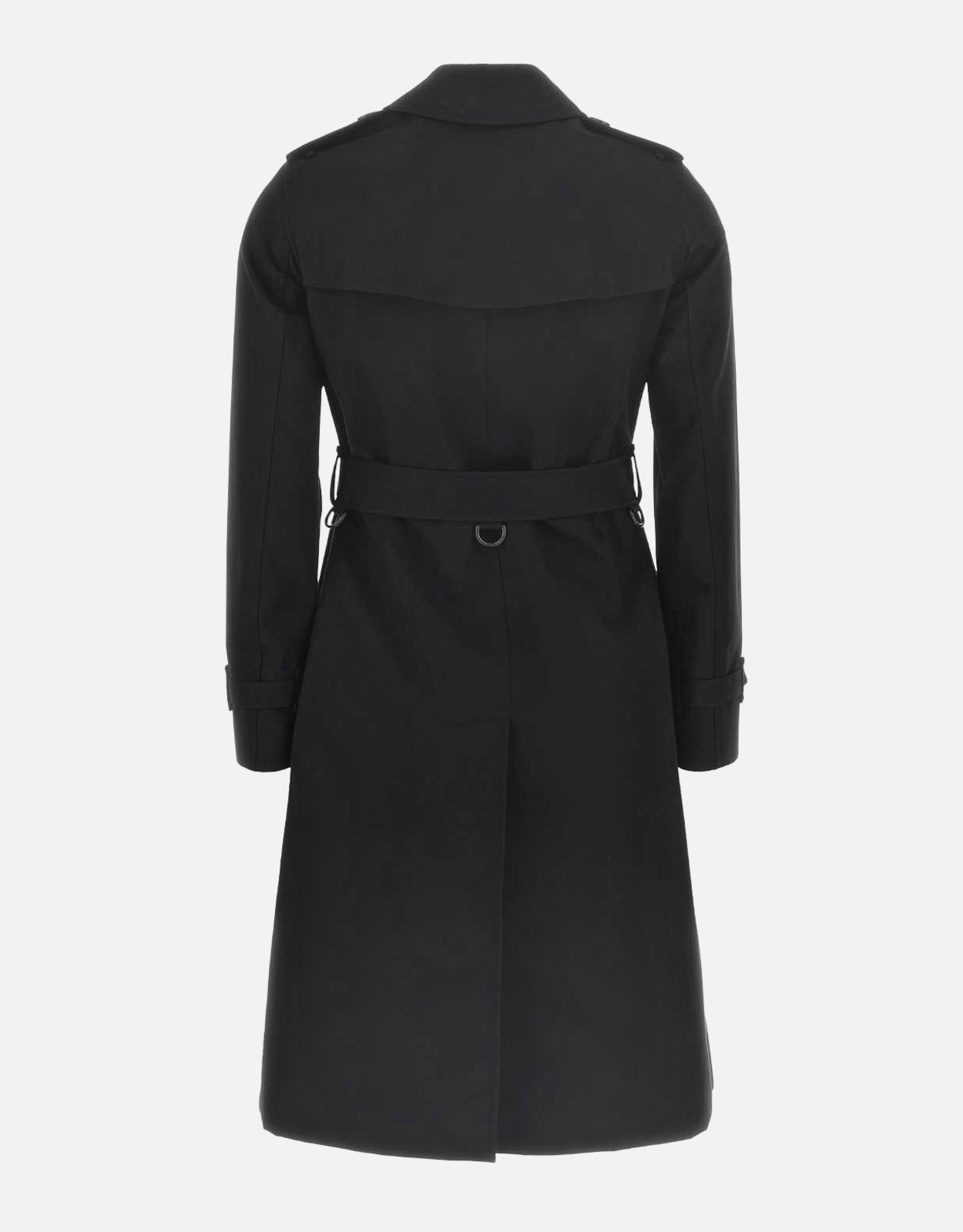 Burberry ブラックギャバジントレンチコート (すべての新品) IFCHIC.COM