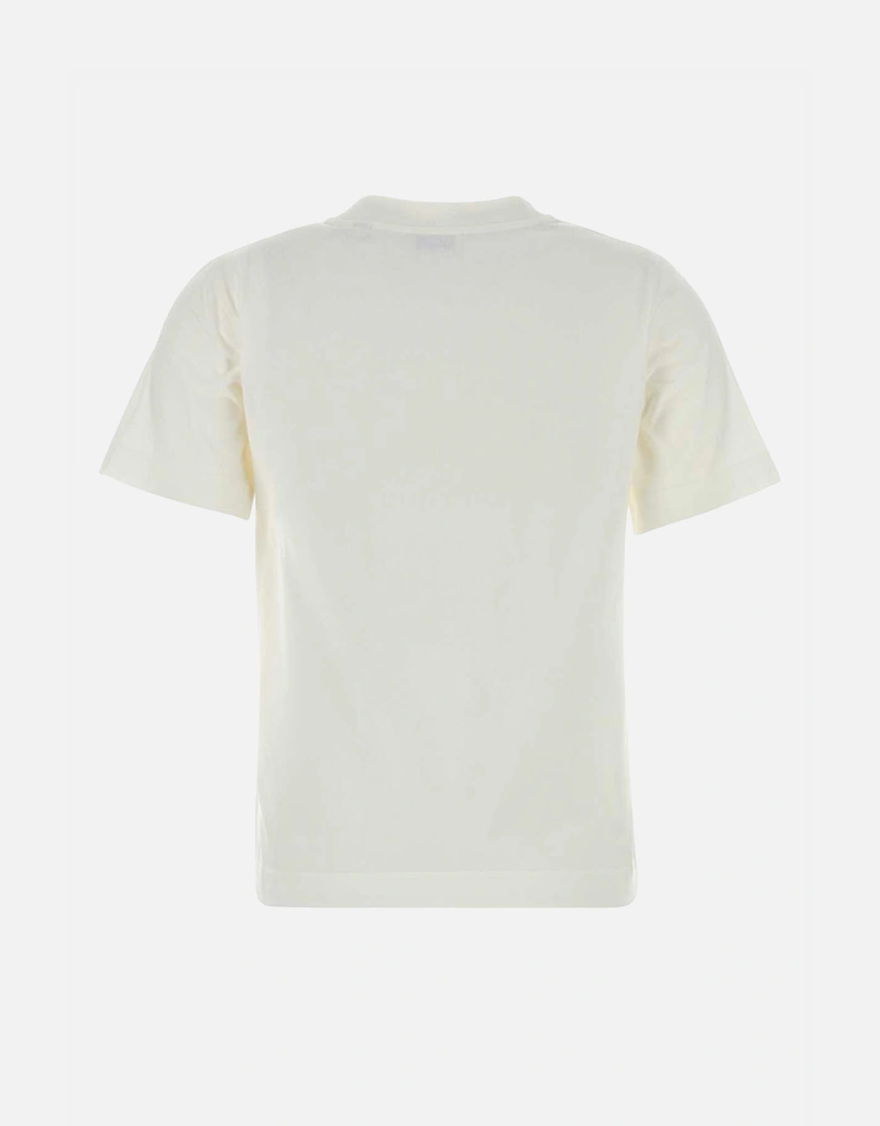 Burberry ホワイトコットンTシャツ (すべての新品) IFCHIC.COM