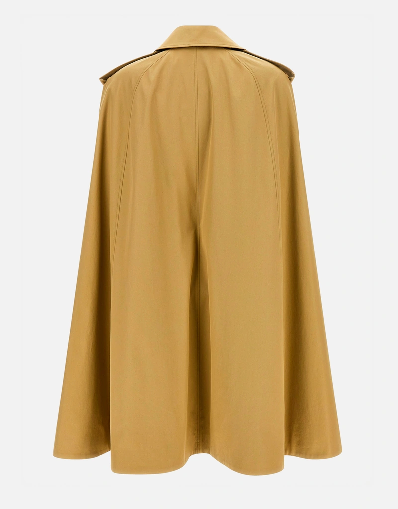 Burberry Bellemont コットン ダブルブレスト チェック ケープ (すべて