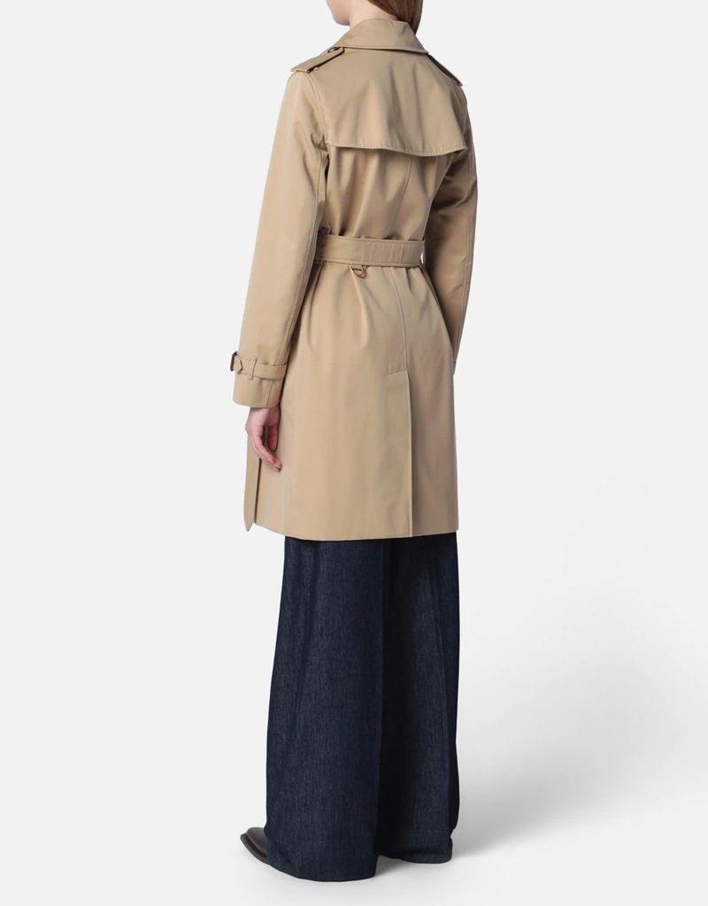 BURBERRY ベージュ ダブルブレストコート 【公式通販】