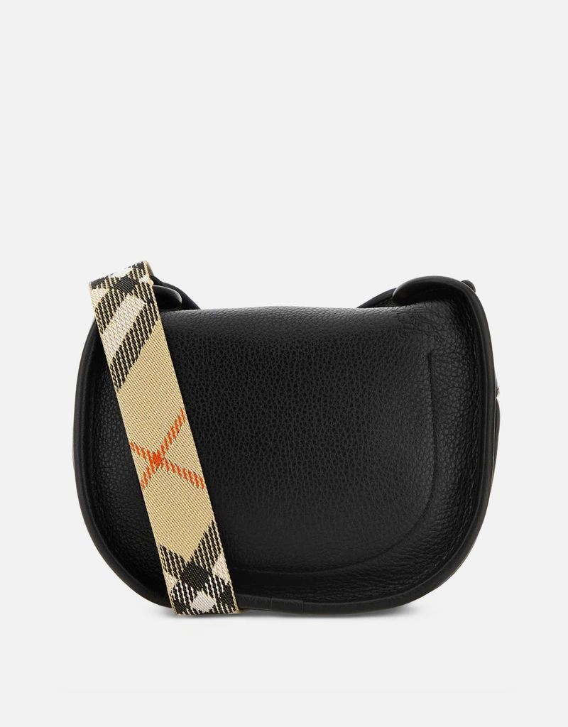 Burberry ミニBクリップカーフレザーメッセンジャークロスボディバッグ