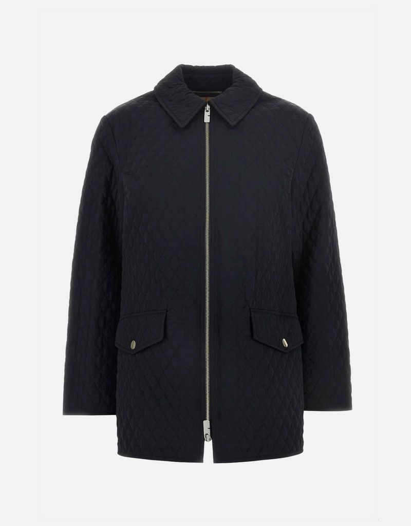 BURBERRY GOLF ブラック ナイロン ジャケット 軽量 アウター L Burberry ブラックナイロンジャケット () IFCHIC.COM