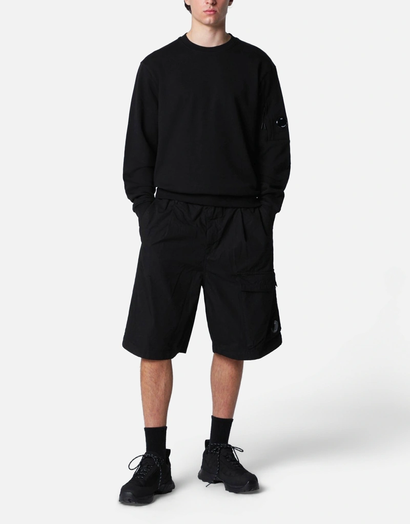 C.P. Company メンズ Micro-Reps ボクシーレンズコットンショーツ