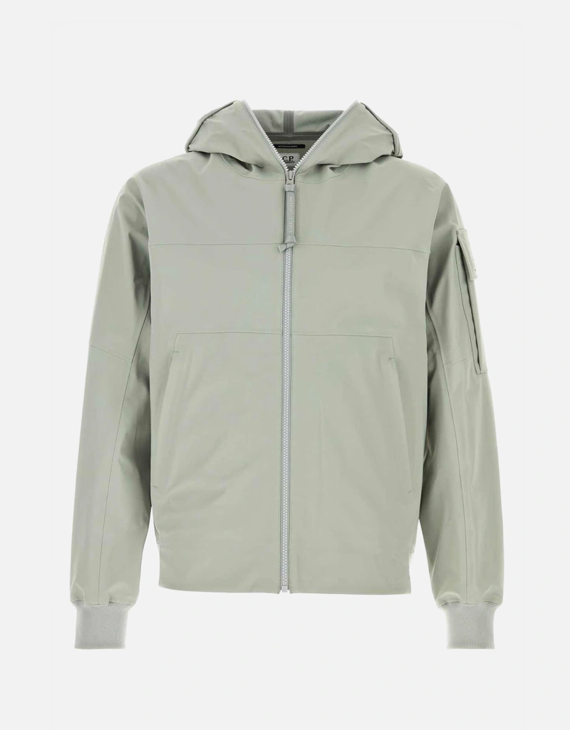 C.P. Company メンズMetropolisシリーズナイロンストレッチフーデッド