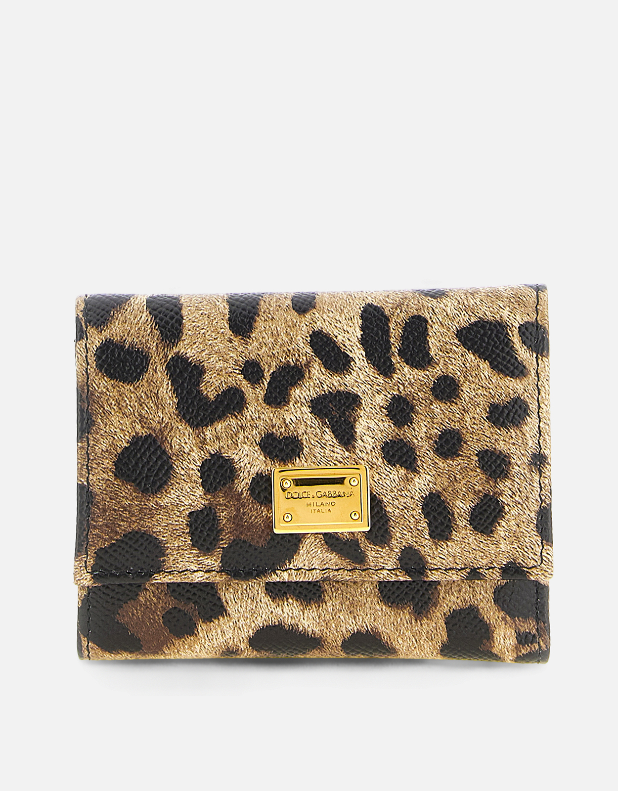 Dolce & Gabbana レオパード柄ドーフィンカーフスキン財布 () IFCHIC.COM Dolce & Gabbana レオパード柄ドーフィンカーフスキン財布 () IFCHIC.COM