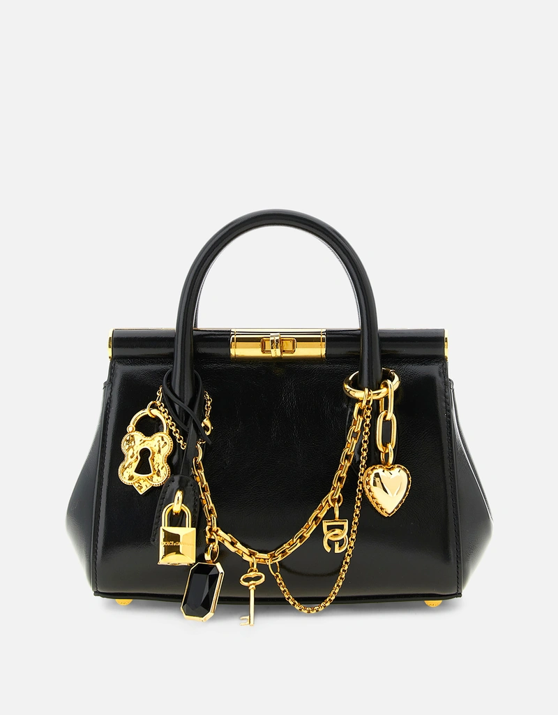 Dolce & Gabbana マルレーネ ミニ カーフスキン レザー ハンドバッグ