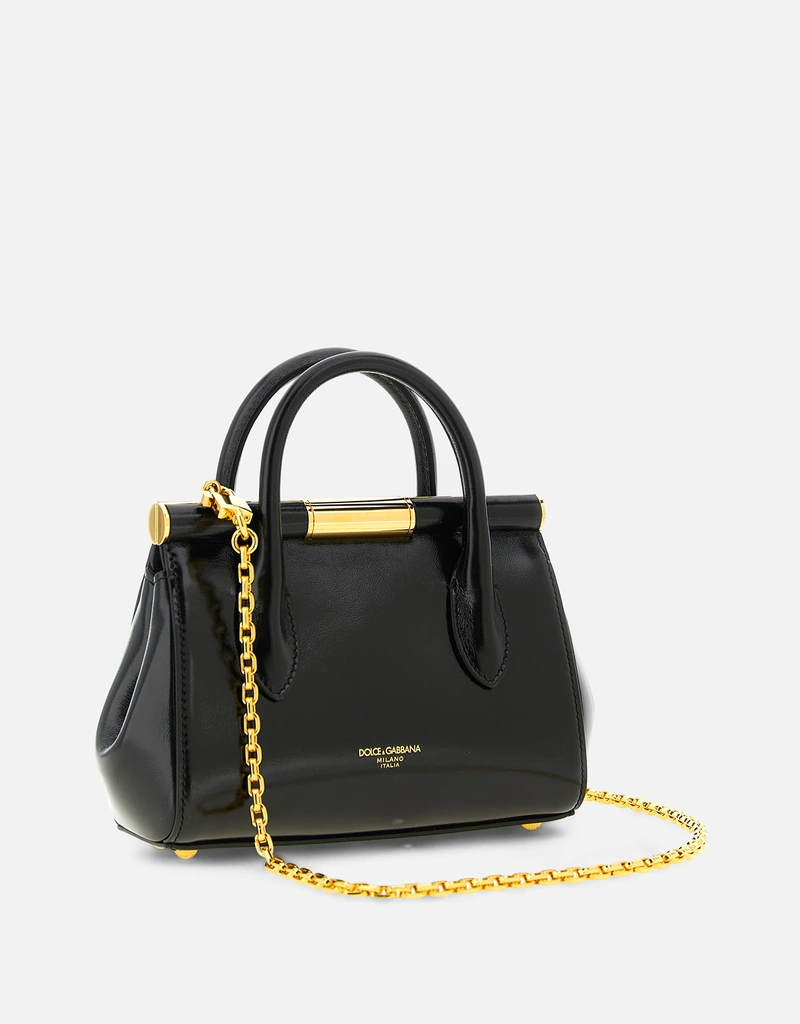 Dolce & Gabbana マルレーネ ミニ カーフスキン レザー ハンドバッグ