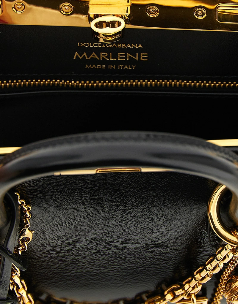 Dolce & Gabbana マルレーネ ミニ カーフスキン レザー ハンドバッグ