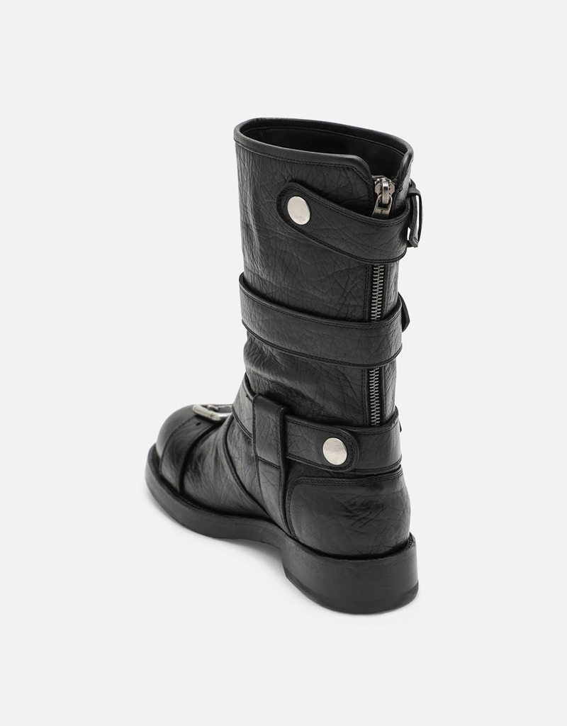 Dolce & Gabbana レザーアンクルブーツ (すべての新品) IFCHIC.COM