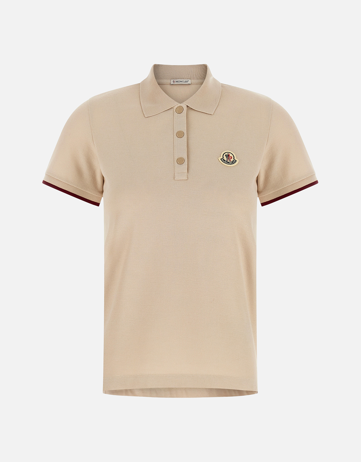 Moncler コットンピケ ロゴパッチ ポロシャツ (すべての新品) IFCHIC.COM