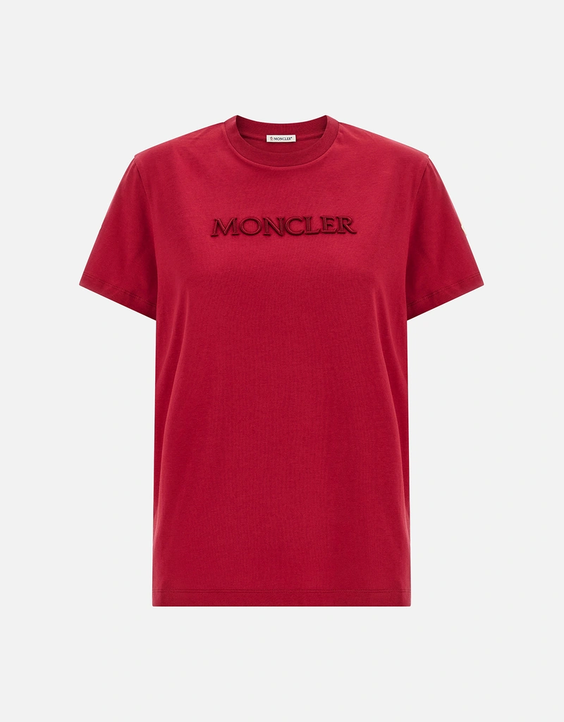 Moncler ロゴ刺繍 コットンジャージー Tシャツ (すべての新品) IFCHIC.COM