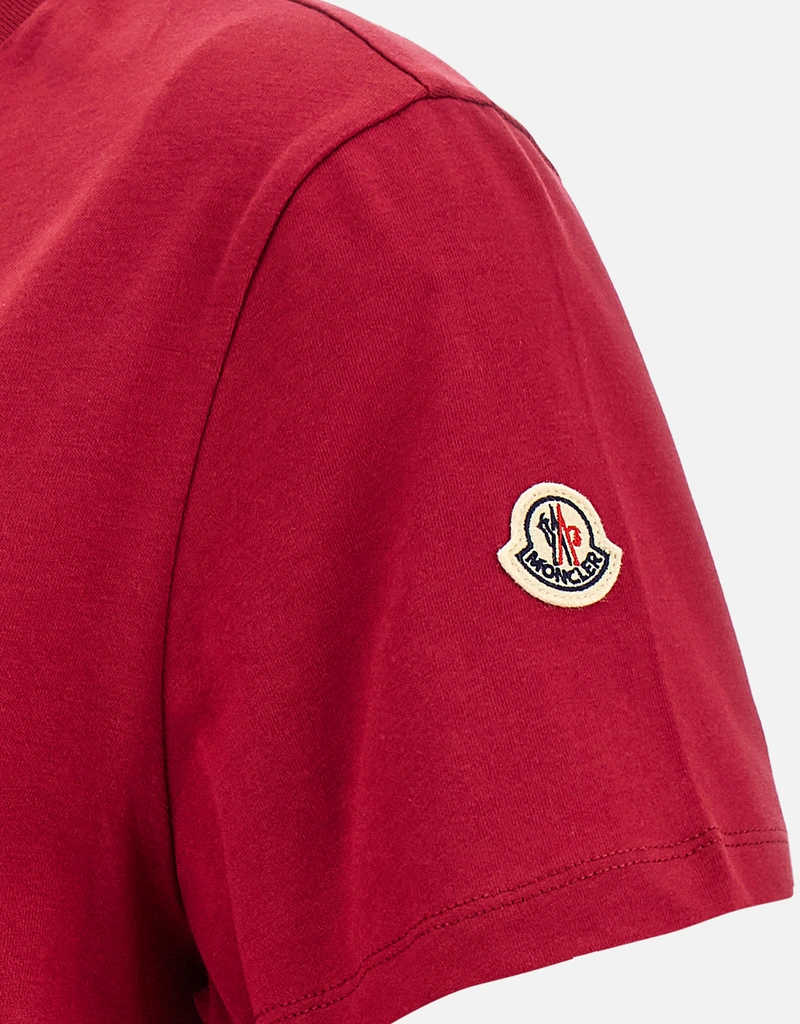 Moncler Logo Embroidery Cotton Jersey T-Shirt (All New In) IFCHIC.COM
