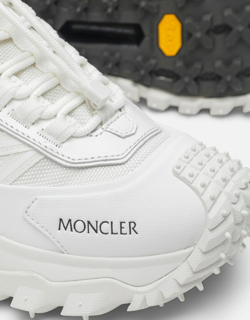 Moncler ホワイトトレイルグリップナイロンスニーカー (すべての新品