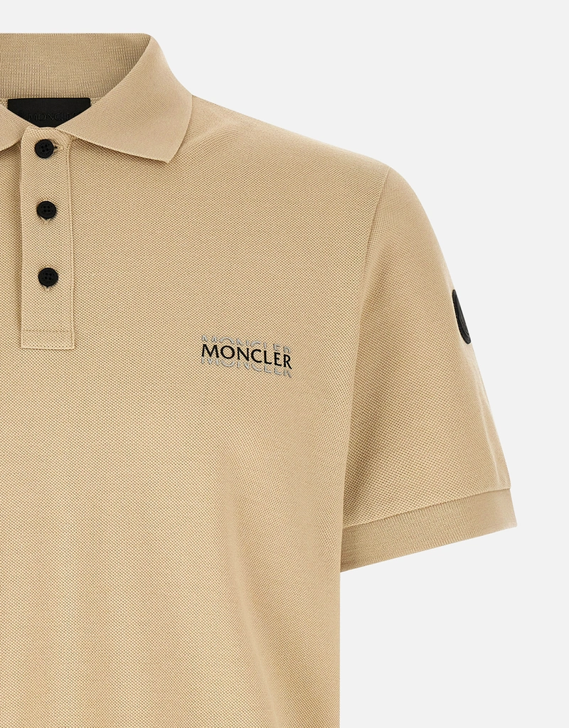 Moncler メンズピケコットンポロシャツ (すべての新品) IFCHIC.COM