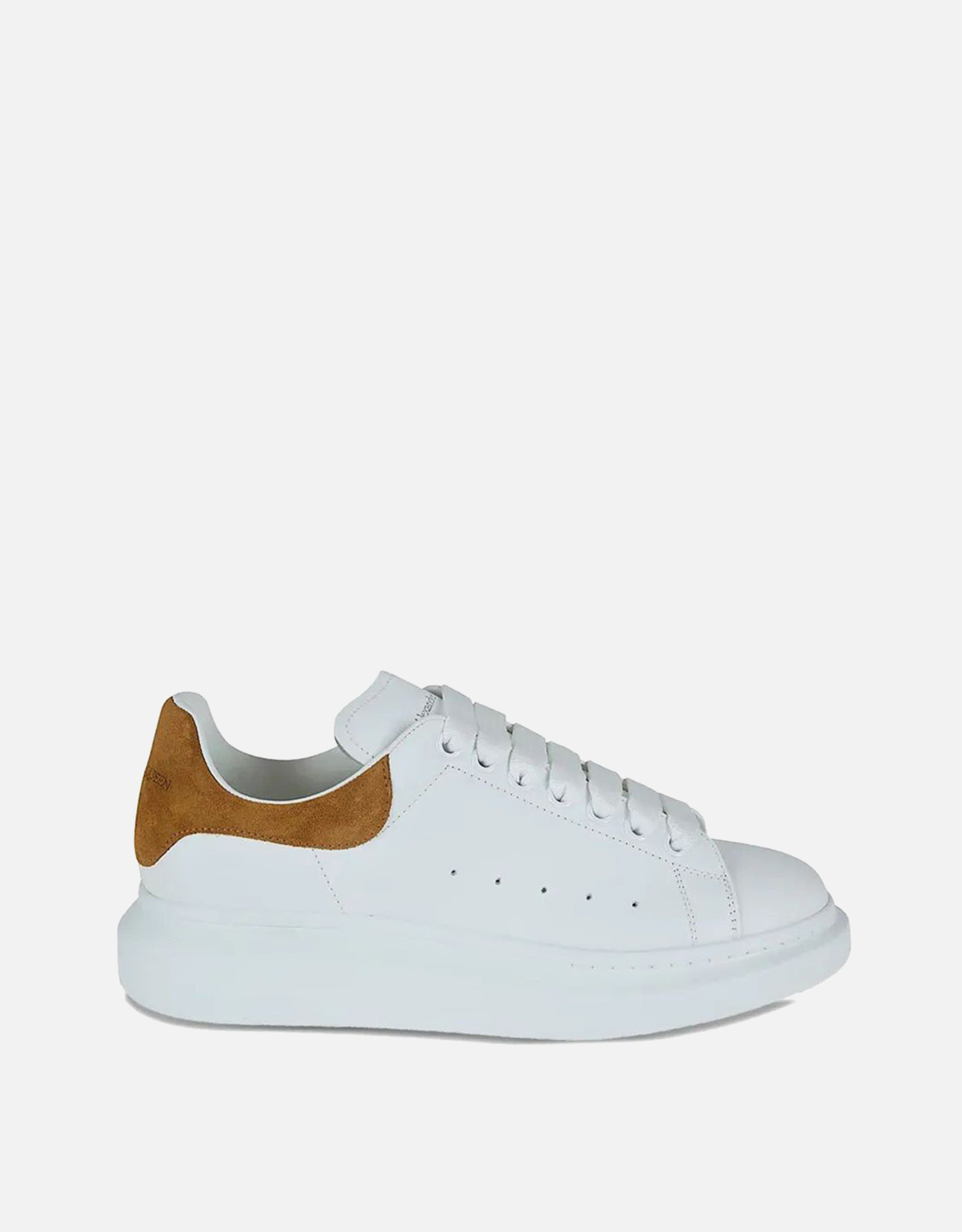 Alexander McQueen ホワイトカーフレザー オーバーサイズスニーカー