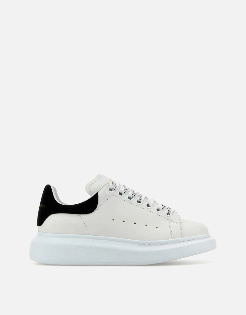 ALEXANDER McQUEEN 厚底レザースニーカー ホワイト　22cm Alexander McQueen 厚底スニーカー ホワイト/ブラック 37 【公式通販】