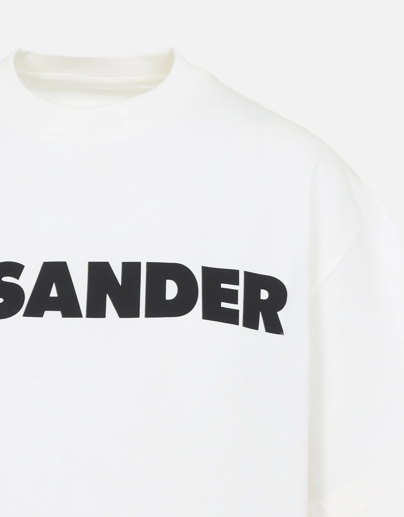 特売特典付 JIL SANDER ホワイト オーバーサイズ Tシャツ 【公式通販】
