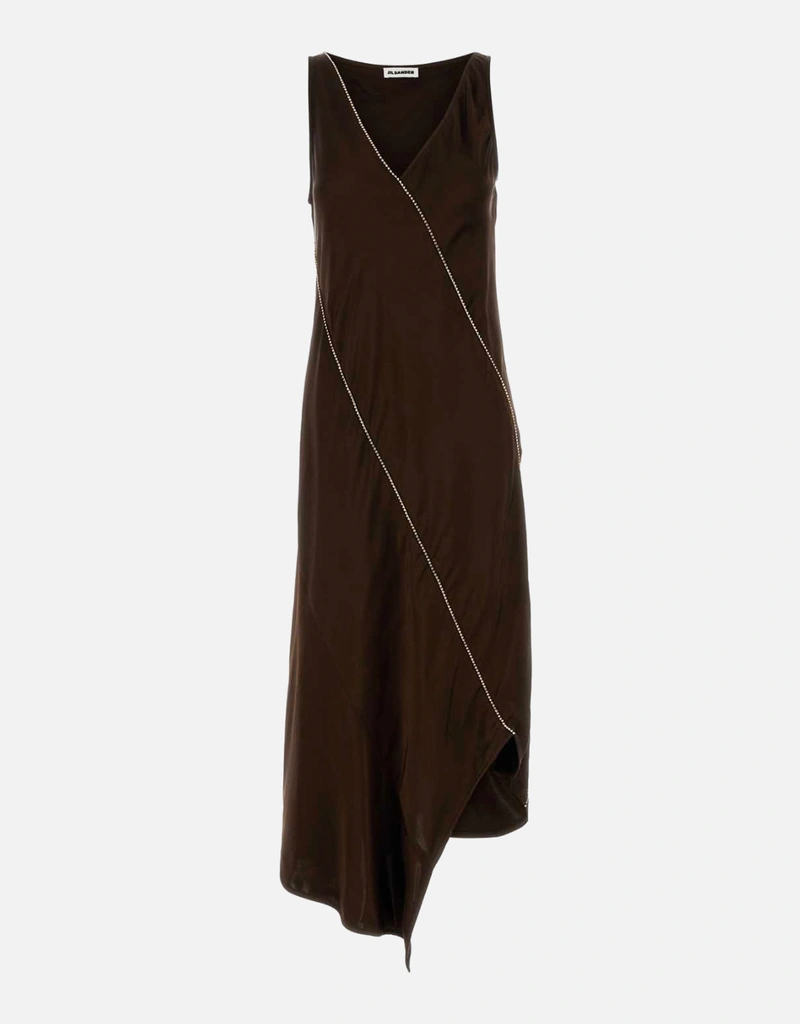 Jil Sander 刺繍入りノースリーブドレス (すべての新品) IFCHIC.COM