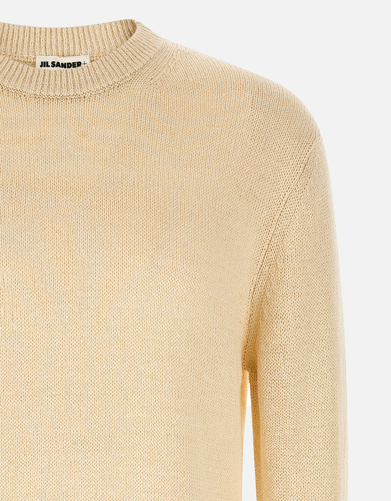 JIL SANDER ベージュ クルーネック セーター 46 - クルーネック Jil