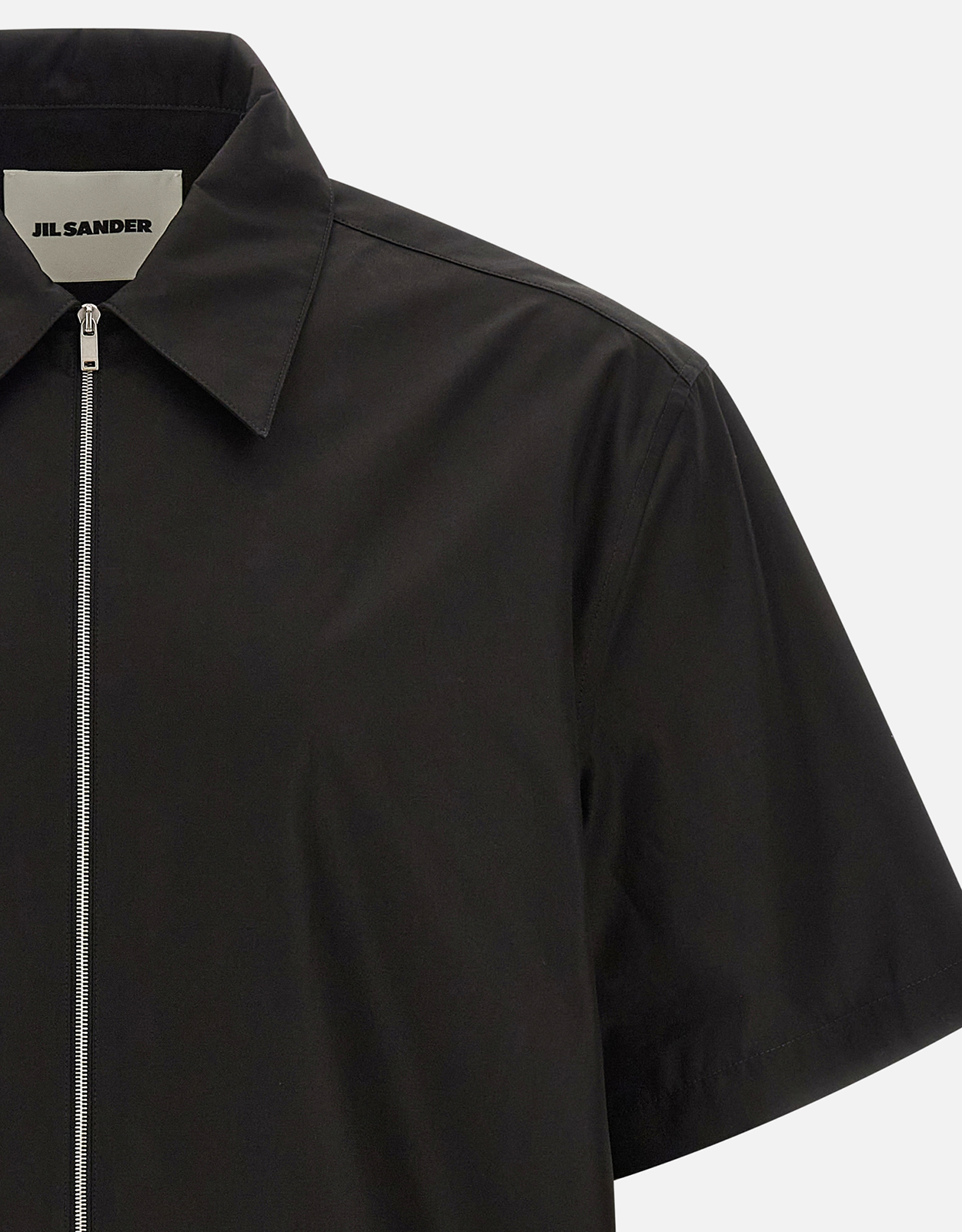 Jil Sander メンズ201ヘビーコットンポプリン半袖シャツ (すべての新品