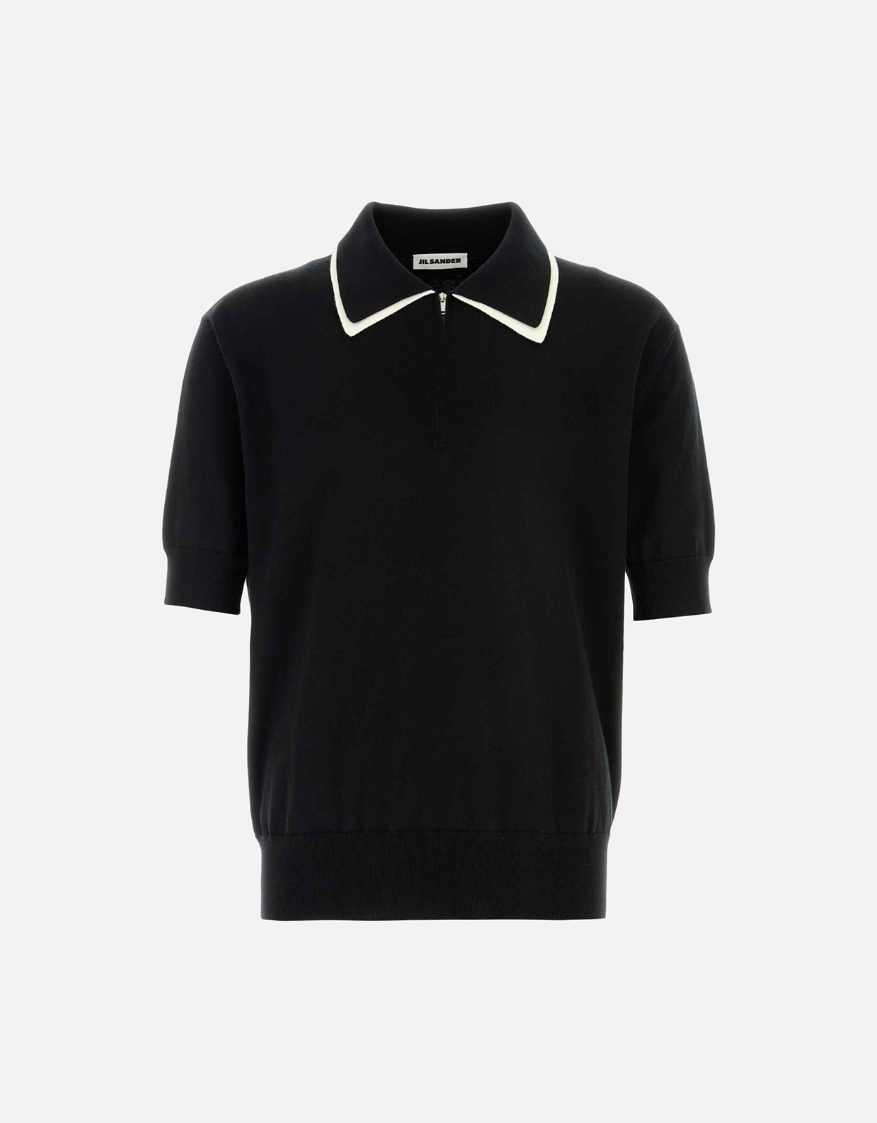 Jil Sander メンズコットンダブルカラー ポロシャツ (すべての新品