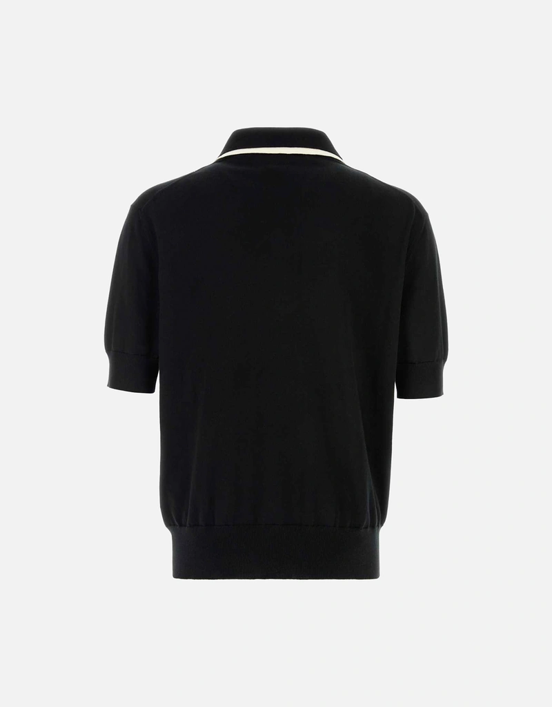 Jil Sander メンズコットンダブルカラー ポロシャツ (すべての新品