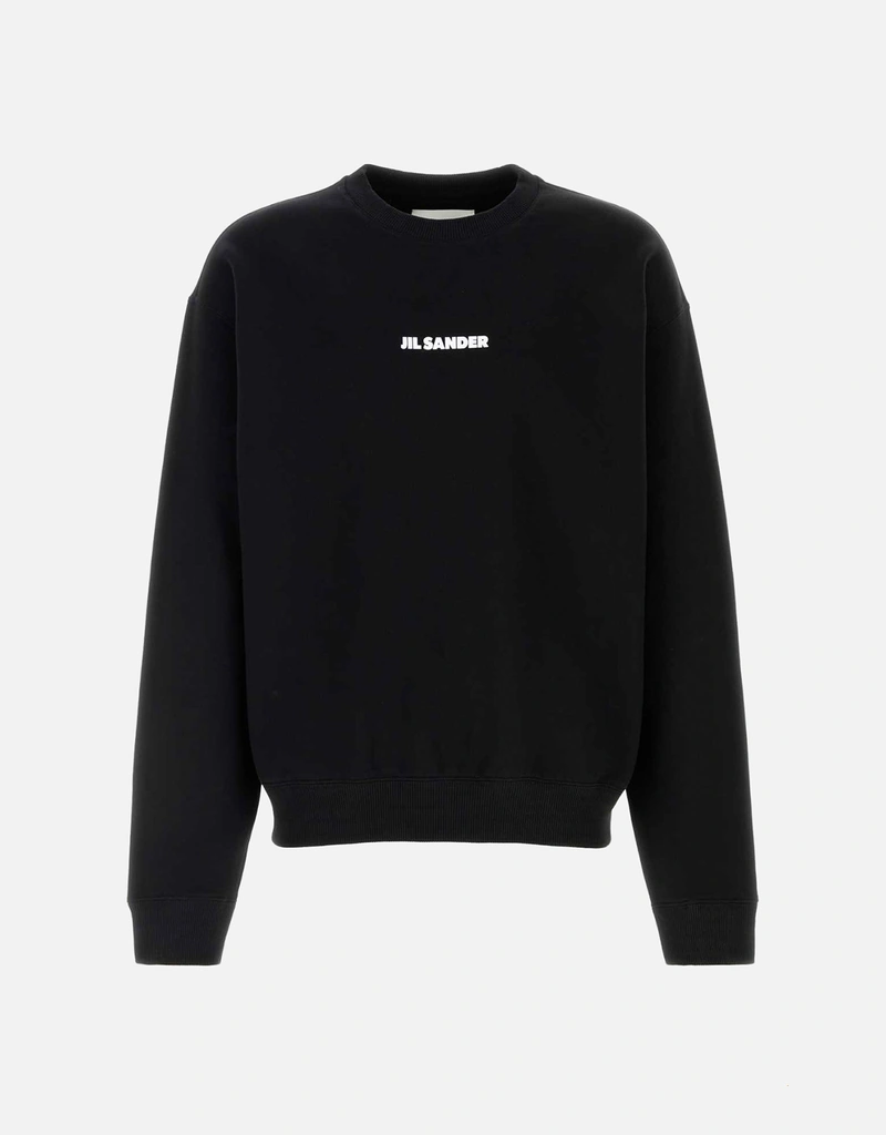 Jil Sander メンズコットンロゴスウェットシャツ (すべての新品