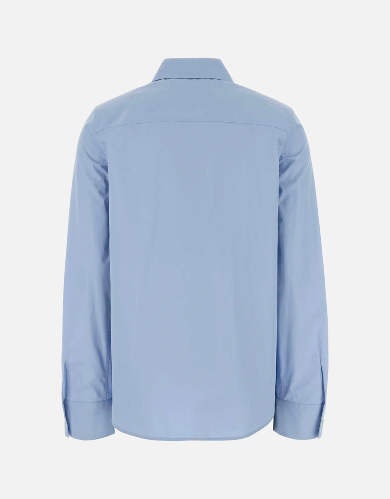Jil Sander ライトブルーコットンポプリンシャツ (すべての新品