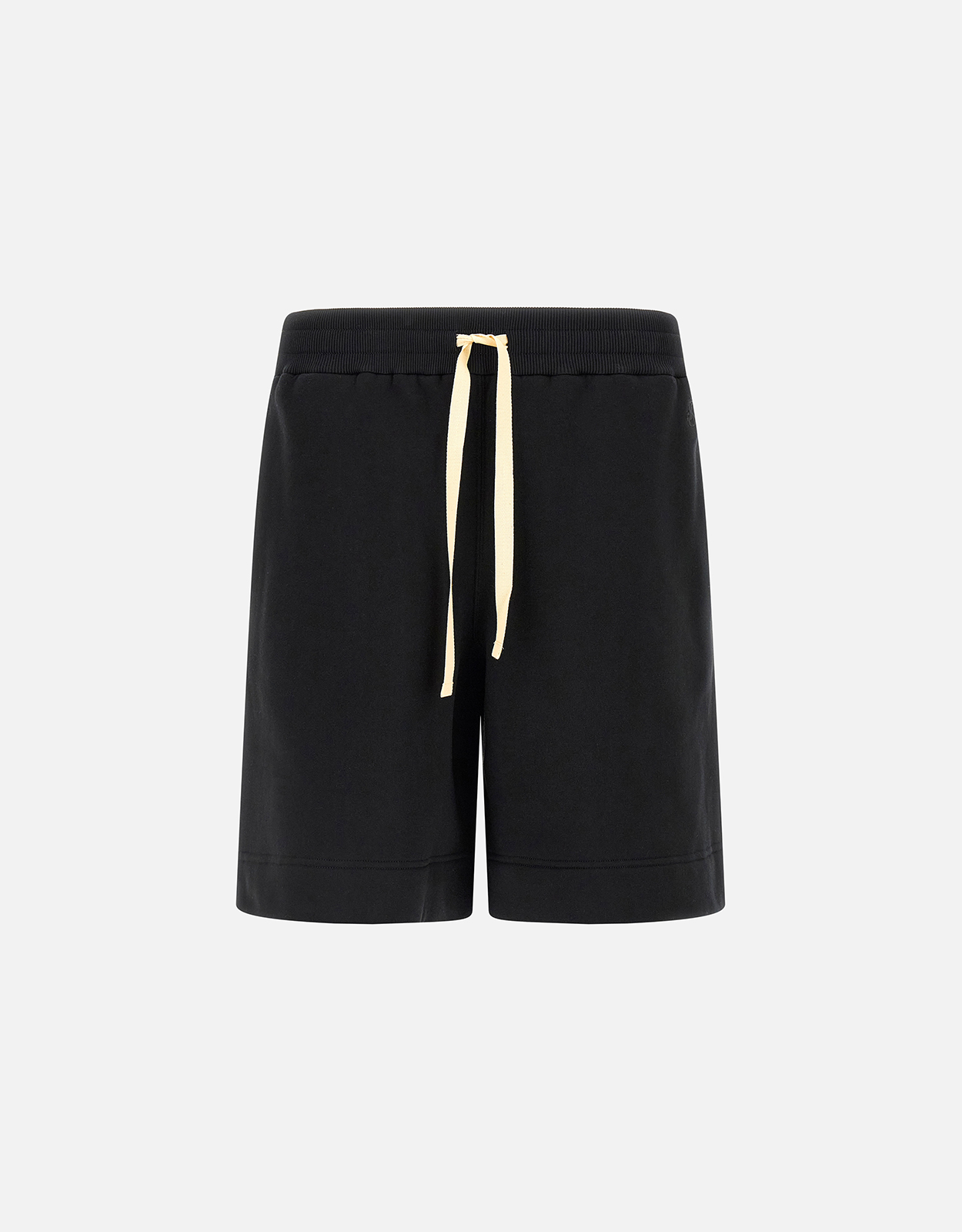 Jil Sander Jil Sander Men's Embroidered Logo Cotton Wide Leg Bermuda Shorts - XXS　Jil Sander メンズ 刺繍ロゴ コットン ワイドレッグ バミューダ ショーツ - XXS