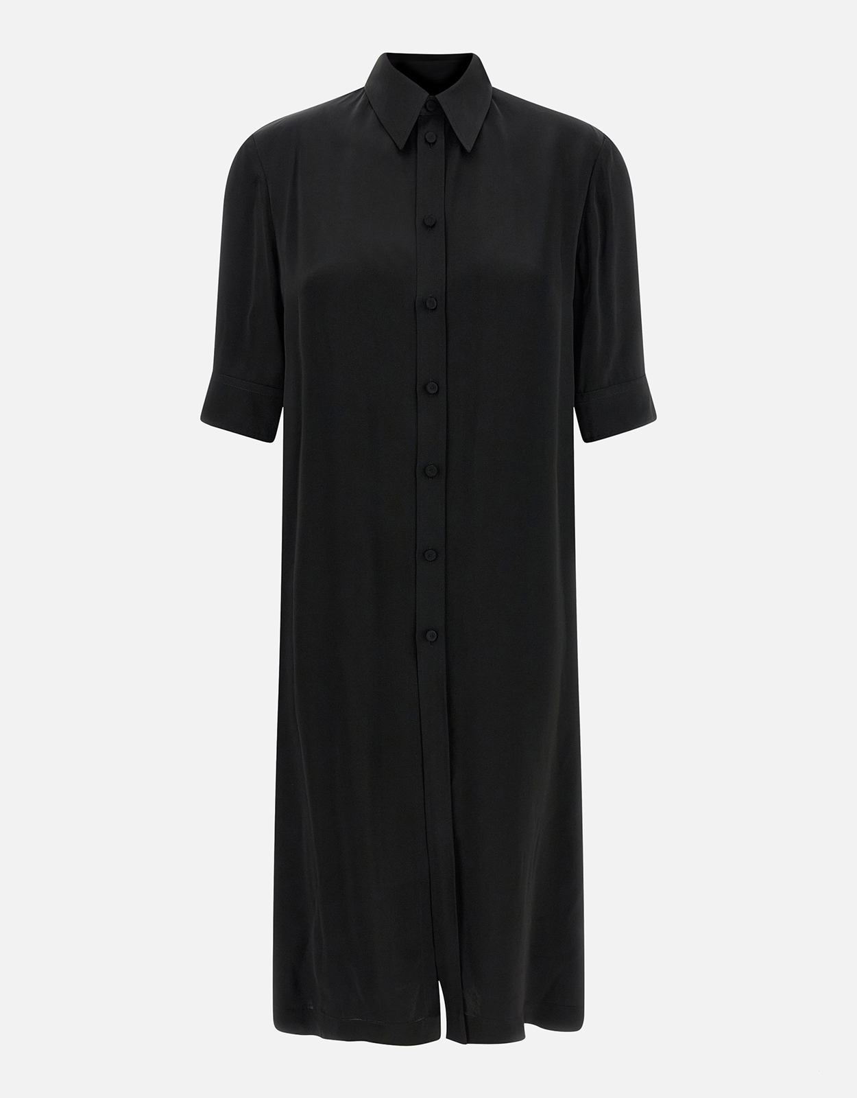 Jil Sander ロング フルイド ビスコース シャツ (すべての新品) IFCHIC.COM