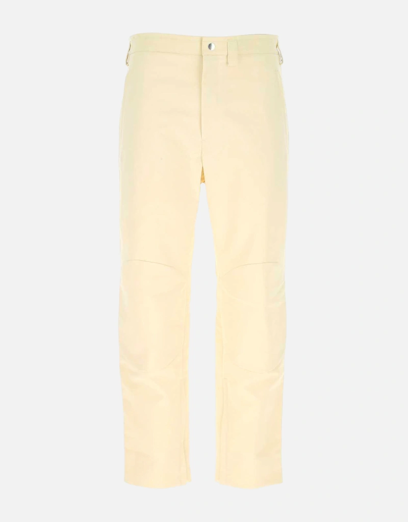 Jil Sander メンズ アイボリー コットン パンツ () IFCHIC.COM